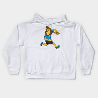 Lion Rugby player Football Kids Hoodie